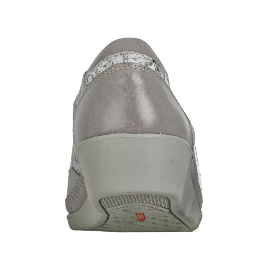 LADY CONFORT Ballerines Confort Femme Argente A Brides |Femme Chaussures Confort