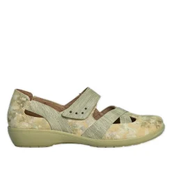 LADY CONFORT Ballerines Confort Femme Beige A Bride |Femme Chaussures Confort