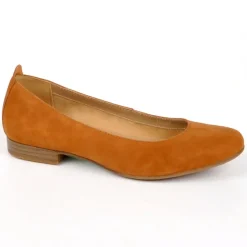 TIPO ALTO Ballerines Femme Camel Cuir |Femme Ballerines