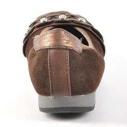 SCALINA Ballerines Femme Marron |Femme Chaussures Confort