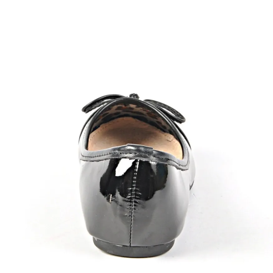 ANA LUNA Ballerines Femme Vernies Noires |Femme Ballerines