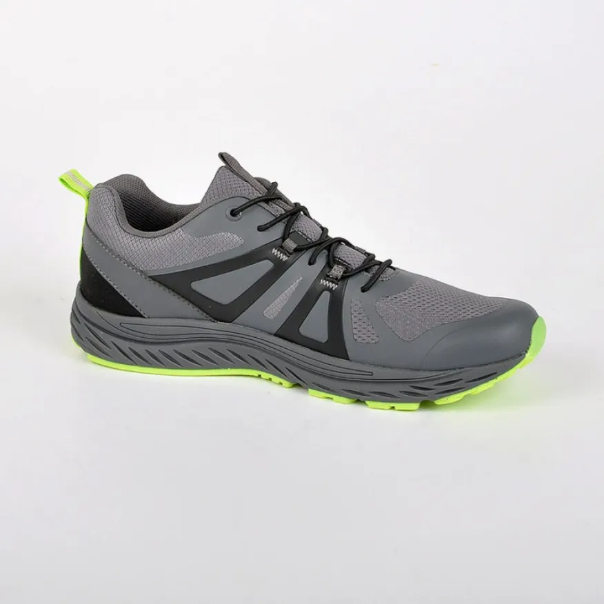 STREET LIFE Baskets Avec Lacets Elastiques Gris|Homme Baskets, Sneakers