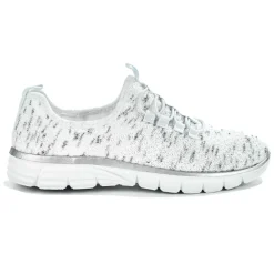 STREET LIFE Baskets Avec Lacets Elastiques Femme Blanc Chine |Femme Baskets, Sneakers