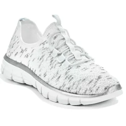 STREET LIFE Baskets Avec Lacets Elastiques Femme Blanc Chine |Femme Baskets, Sneakers