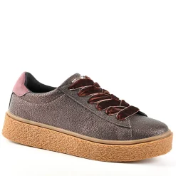 GIRL TIME Baskets Avec Lacets Ruban Violet|Femme Baskets, Sneakers
