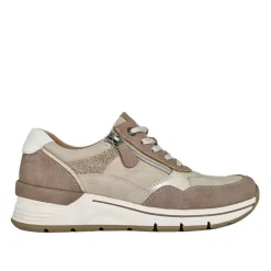 RELIFE Baskets Compensees Femme Beige |Femme Chaussures Confort