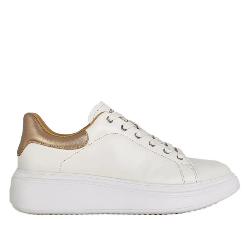 STREET LIFE Baskets Compensees Femme Blanc Ivoire |Femme Baskets, Sneakers