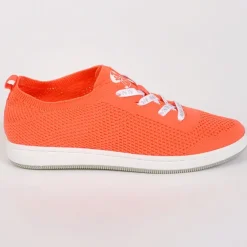 ALMA PLANETE Baskets Eco-Responsable Femme Orange Alma|Femme Baskets, Sneakers