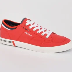 STREET LIFE Baskets En Toile Homme Rouge|Homme Baskets, Sneakers
