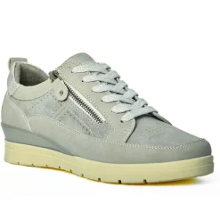 LADY CONFORT Baskets Femme Argente |Femme Chaussures Confort