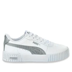 PUMA Baskets Femme Blanc Carina 2.0 Shine|Femme Baskets, Sneakers