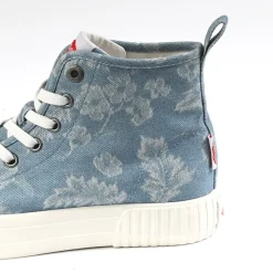 LEE COOPER Baskets Femme Bleu Imprime Fleuri |Femme Baskets, Sneakers