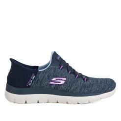 SKECHERS Baskets Femme Bleu Marine Slip-Ins Summits|Femme Baskets, Sneakers