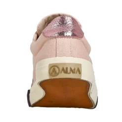 ALMA Baskets Femme Coton Recycle Rose |Femme Baskets, Sneakers