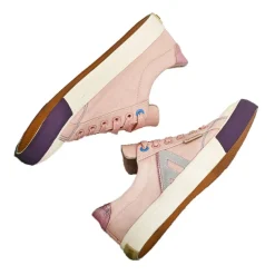ALMA Baskets Femme Coton Recycle Rose |Femme Baskets, Sneakers