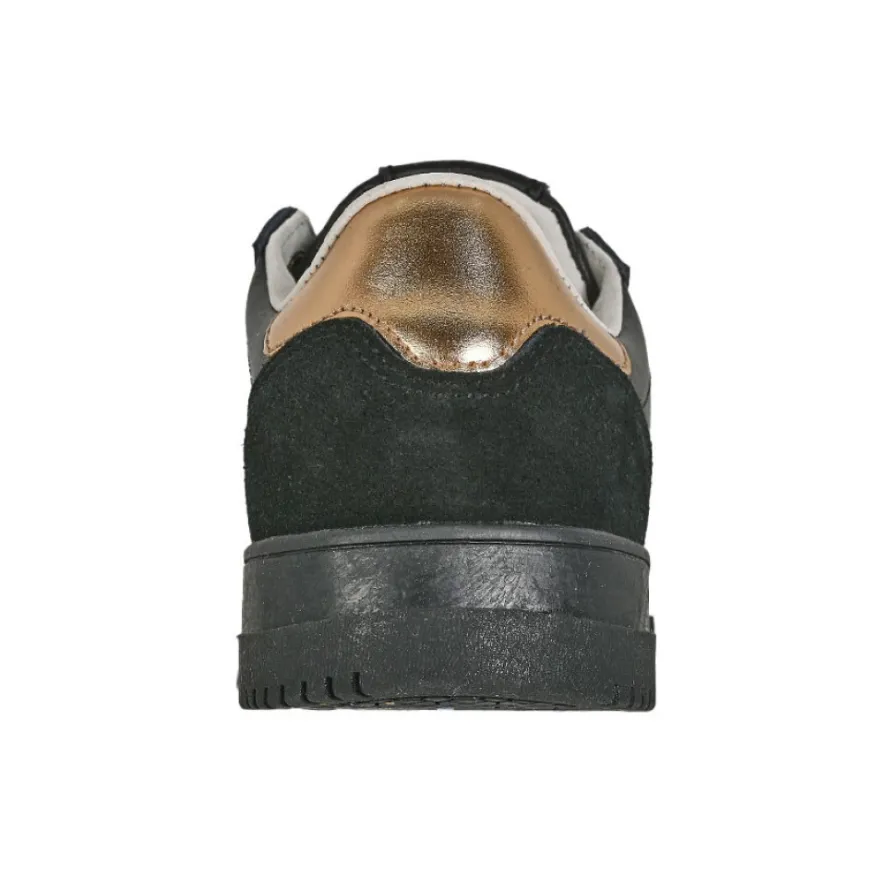ALMA Baskets Femme En Cuir Noir |Femme Baskets, Sneakers