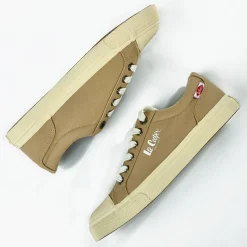 LEE COOPER Baskets Femme En Toile Beige |Femme Baskets, Sneakers