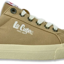 LEE COOPER Baskets Femme En Toile Beige |Femme Baskets, Sneakers