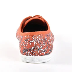 ADEIA Baskets Femme En Toile Camel A Fleurs |Femme Baskets, Sneakers