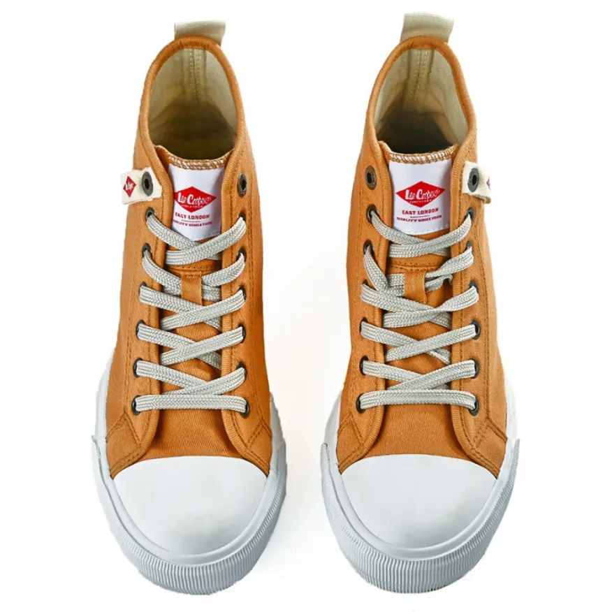 LEE COOPER Baskets Femme En Toile Camel |Femme Baskets, Sneakers