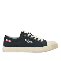 LEE COOPER Baskets Femme En Toile Noire |Femme Baskets, Sneakers
