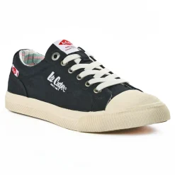 LEE COOPER Baskets Femme En Toile Noire |Femme Baskets, Sneakers