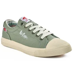 LEE COOPER Baskets Femme En Toile Verte |Femme Baskets, Sneakers