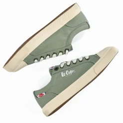 LEE COOPER Baskets Femme En Toile Verte |Femme Baskets, Sneakers