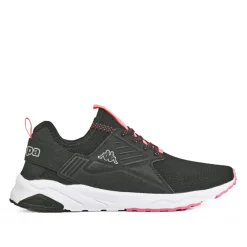 KAPPA Baskets Femme Noir Et Rose San Puerto|Femme Baskets, Sneakers