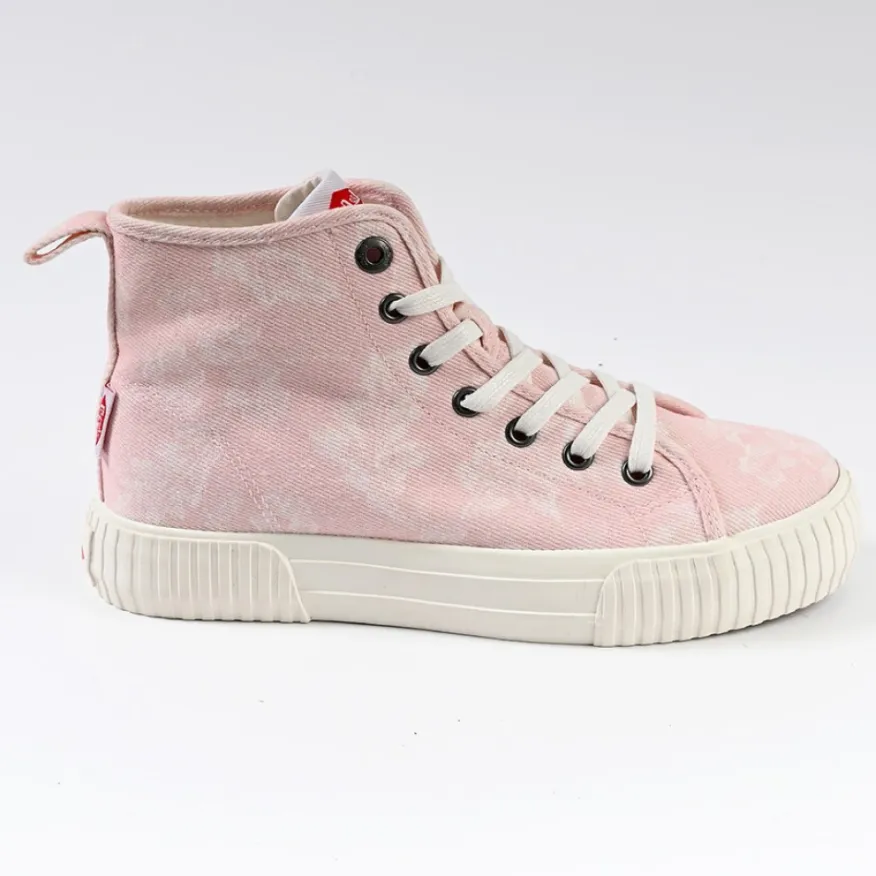 LEE COOPER Baskets Femme Rose Imprime Fleuri |Femme Baskets, Sneakers