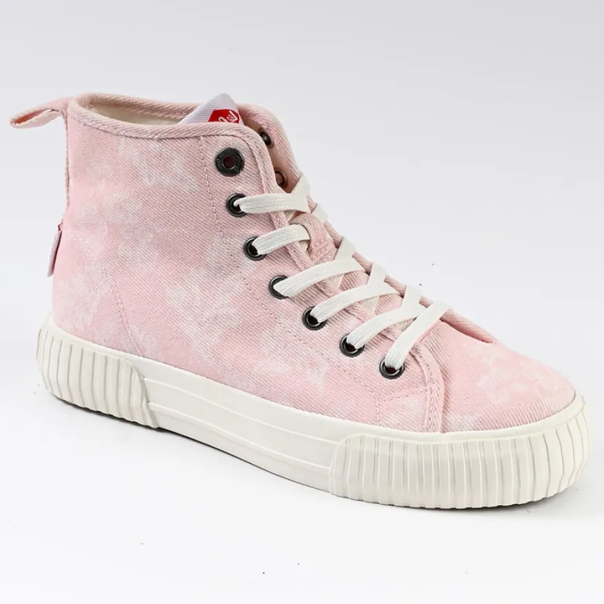 LEE COOPER Baskets Femme Rose Imprime Fleuri |Femme Baskets, Sneakers