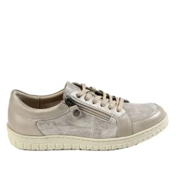 SCALINA Baskets Femme Beige|Femme Chaussures Confort
