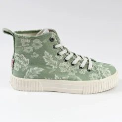 LEE COOPER Baskets Femme Vert Imprime Fleuri |Femme Baskets, Sneakers