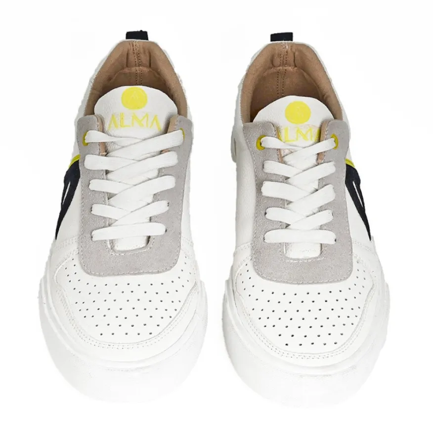 ALMA PLANETE Baskets Homme Blanc|Homme Baskets, Sneakers