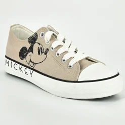 MICKEY Baskets Femme Beige|Femme Baskets, Sneakers