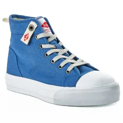 LEE COOPER Baskets Montantes Femme Bleu |Femme Baskets, Sneakers