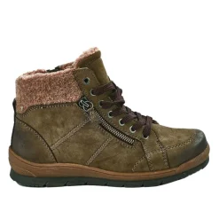 SCALINA Baskets Montantes Femme Kaki|Femme Chaussures Confort