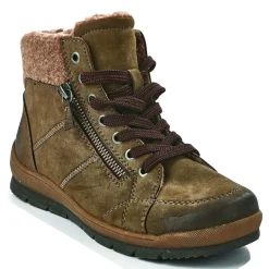 SCALINA Baskets Montantes Femme Kaki|Femme Chaussures Confort