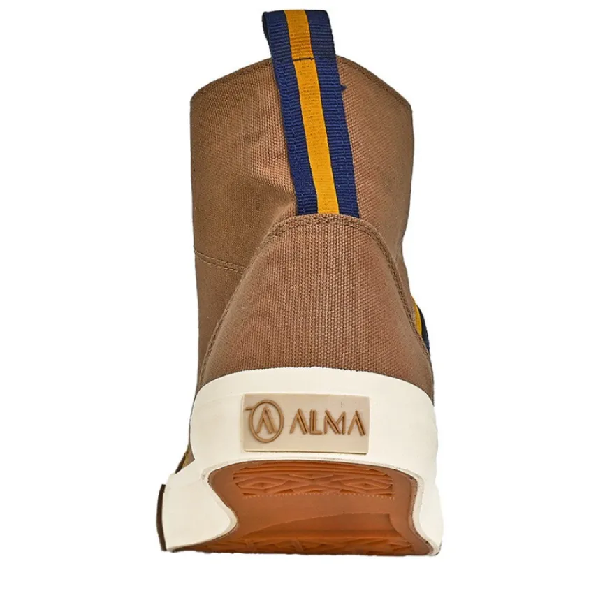 ALMA PLANETE Baskets Montantes Homme Marron|Homme Baskets, Sneakers