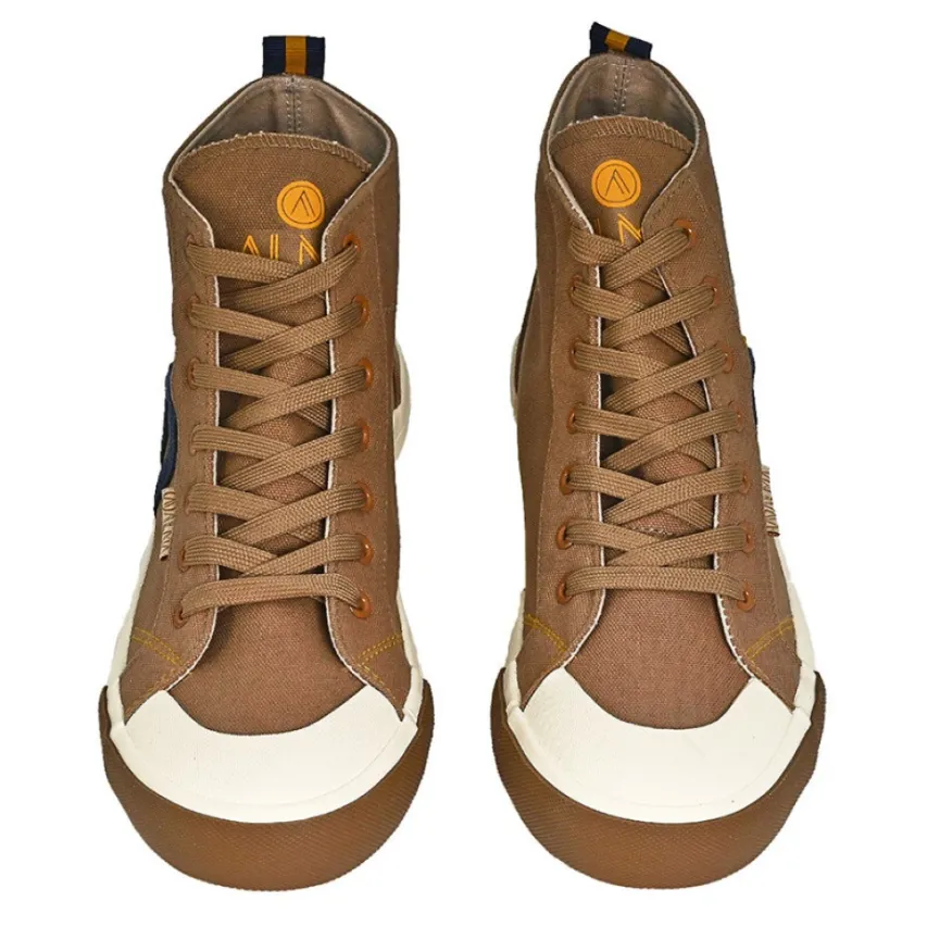 ALMA PLANETE Baskets Montantes Homme Marron|Homme Baskets, Sneakers