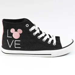MICKEY Baskets Montantes Femme Noir|Femme Baskets, Sneakers
