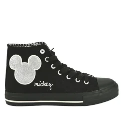 MICKEY Baskets Montantes Femme Noir|Femme Baskets, Sneakers