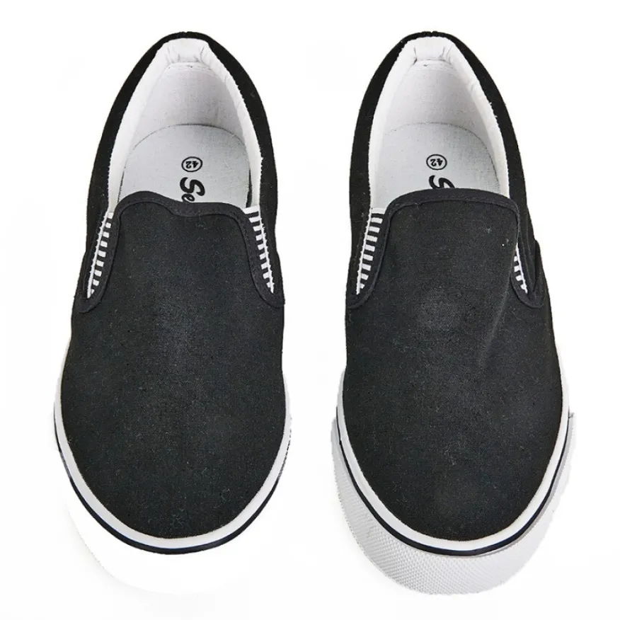 SEALINE Baskets Tennis Toile Noir|Homme Baskets, Sneakers