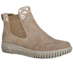 RELIFE Boots Confort Femme Nude Avec Elastiques |Femme Chaussures Confort