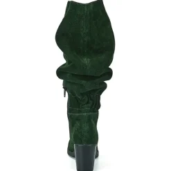 TIPO ALTO Bottes A Talons Femme Vert|Femme Bottes, Cuissardes
