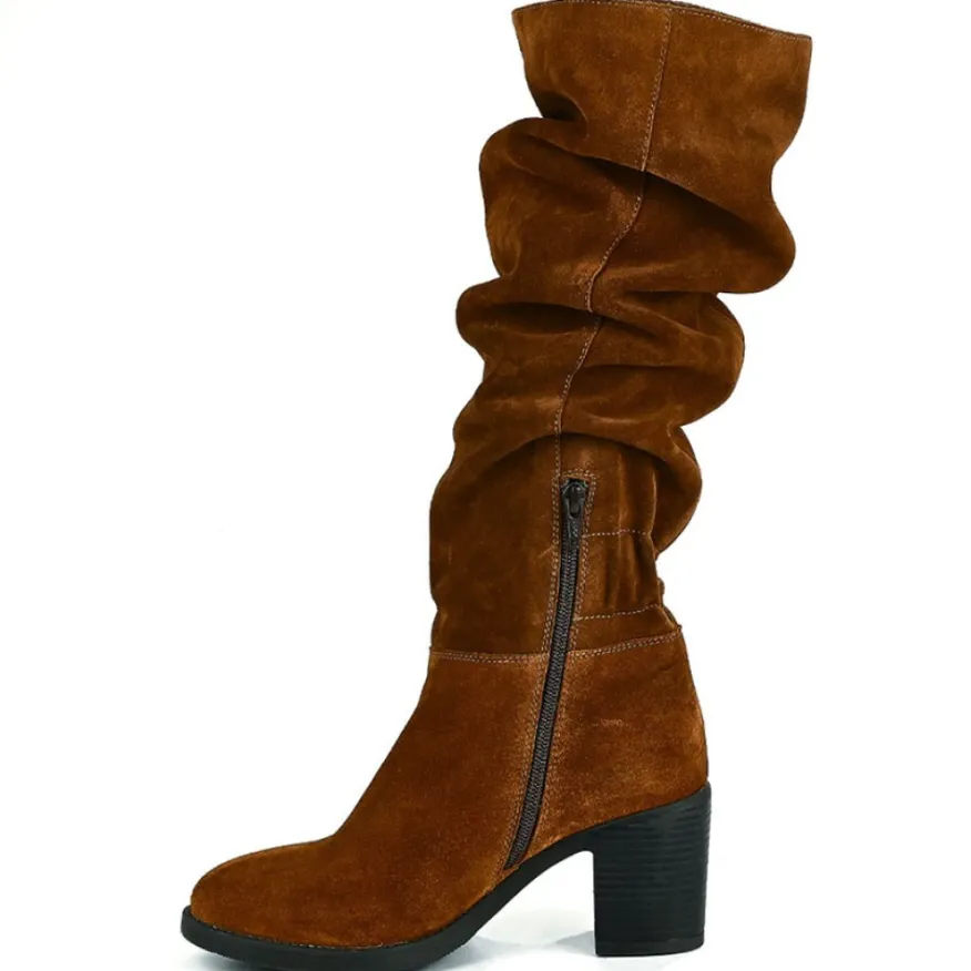 TIPO ALTO Bottes A Talons Femme Camel|Femme Bottes, Cuissardes