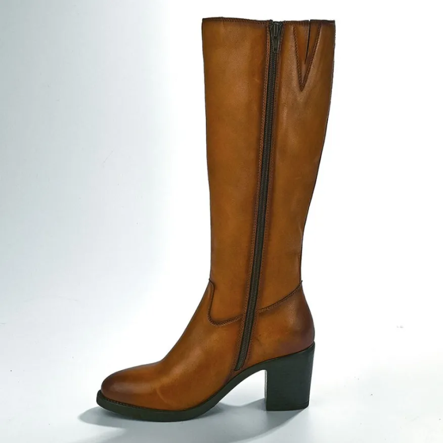TIPO ALTO Bottes A Talons Femme Camel|Femme Bottes, Cuissardes