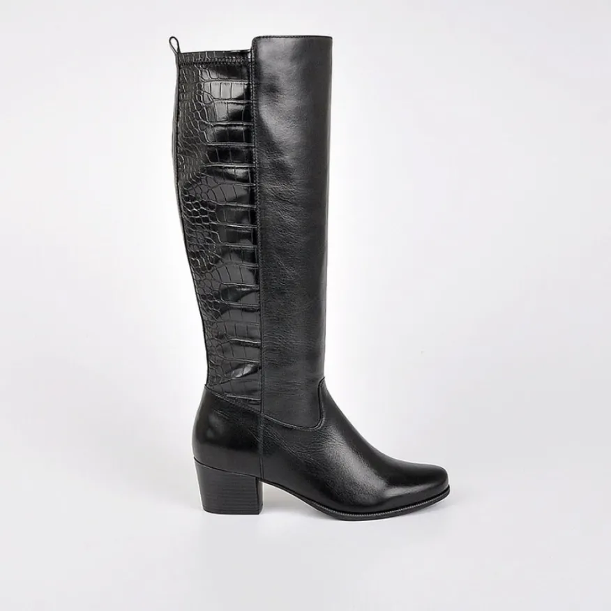 TIPO ALTO Bottes A Talons Noir|Femme Bottes, Cuissardes