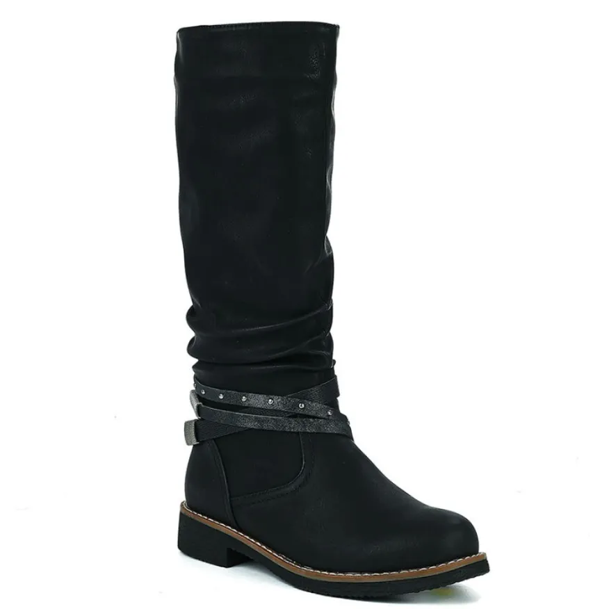 VICE VERSA Bottes Plates Femme Noir|Femme Bottes, Cuissardes