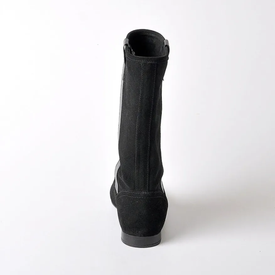 TIPO ALTO Bottes Plates Noir|Femme Bottes, Cuissardes
